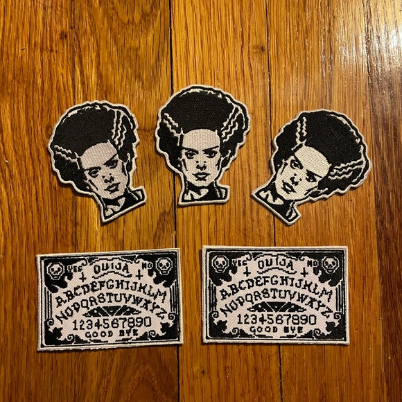 Tops - Frankensteins bride and ouija board patches